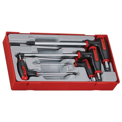 Teng 7pc T-Handle Hex Driver Set 2.5-8mm - TC-Tray