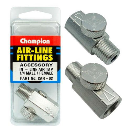 Champion In -line Air Tap 1/4in M/F