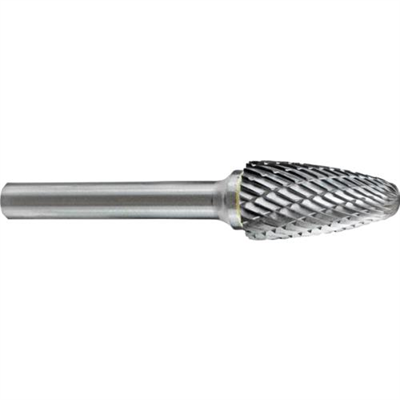 Holemaker Carbide Burr 1/4x3/4inx1/4in Tree Radius End DC