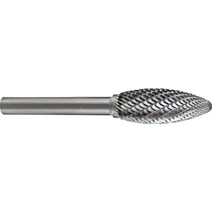 Holemaker Carbide Burr 1/4x5/8inx1/4in Flame Shape DC