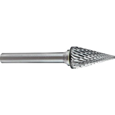 Holemaker Carbide Burr 5/8x1-1/8inx1/4in Cone Shape DC