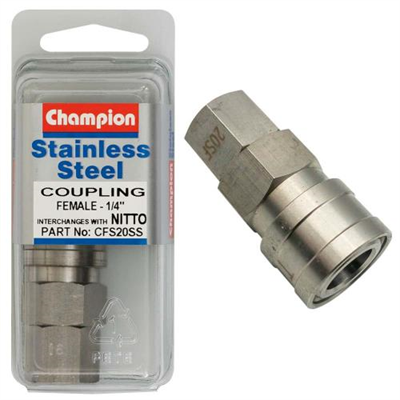 Champion 1/4in Female Coupling Nitto Interchange  -304/A2