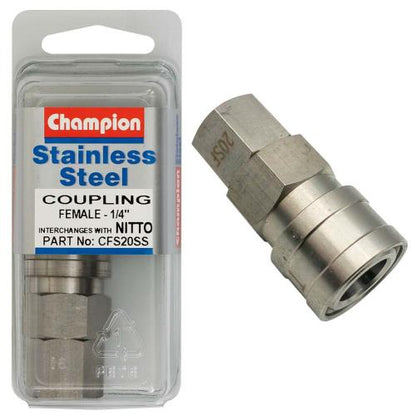 Champion 1/4in Female Coupling Nitto Interchange  -304/A2