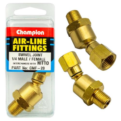 Champion Swivel Joint 1/4in M/F