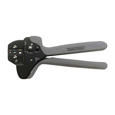 Teng 9in H/Duty Ratchet Crimping Plier