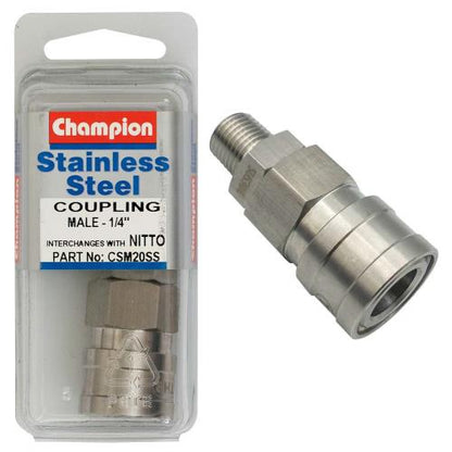 Champion 1/4in Male Coupling Nitto Interchange  -304/A2