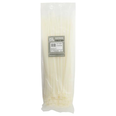 ISL 380 x 7.6mm Nylon Cable Tie - Nat. - 100pk
