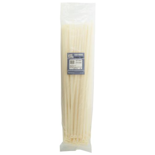 ISL 533 x 9.0mm Nylon Cable Tie - Nat. - 100pk