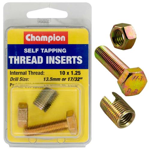 Champion S/Tapp. Thread Insert - M10 x 1.25mm -1pk