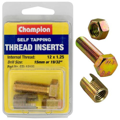 Champion S/Tapp. Thread Insert - M12 x 1.25mm -1pk