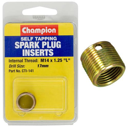 Champion S/Tapp. Thread Insert - M14 x 1.25mm Long -1pk