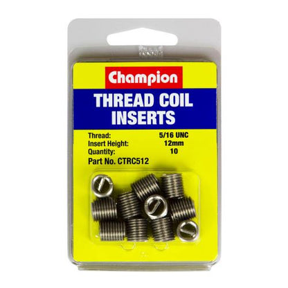 Champion 5/16in UNC x 12mm Thread Insert Refills -10pk