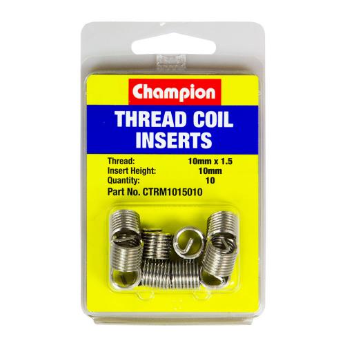 Champion M10 x 1.50 x 10mm Thread Insert Refills -10pk