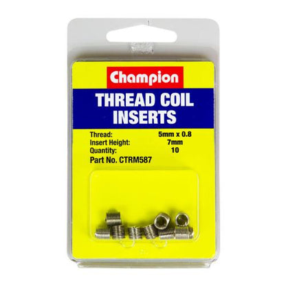 Champion M5 x 0.8 x 7mm Thread Insert Refills -10pk
