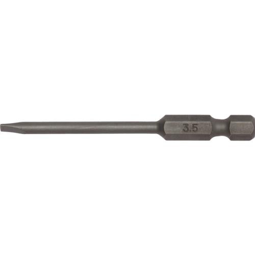 Teng 2Pc 1/4in Hex FL0.6 x 3.5mm Bit mm(L)