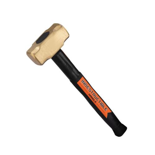 Groz Indestructible Handle Brass Head Hammer 4lb/1.8kg