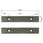 Groz  Spare Jaws For GZ35404 8in / 200mm Vice (Pair)