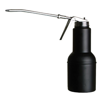 Groz 500ml Pistol Grip Oil Can - 150mm Rigid Spout