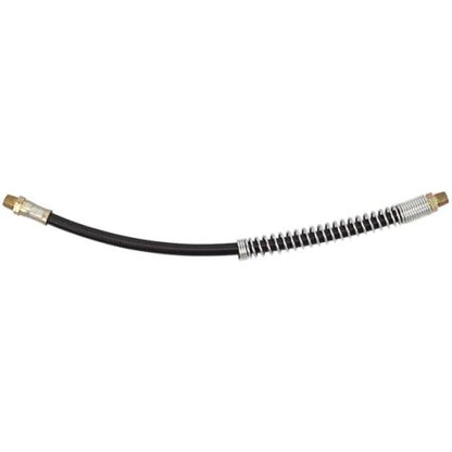 Groz 18in/450mm Std. Flexible Grease Gun Hose W/Spring Guard