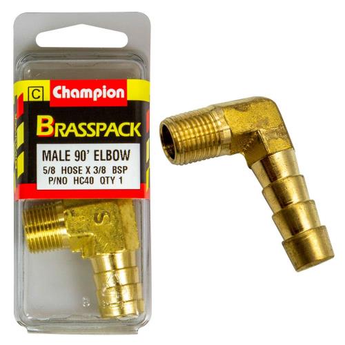 Champion Brass 5/8in x 3/8in 90Deg Male Elbow