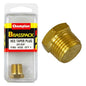 Champion Brass 3/8in BSP Hex Taper Plug