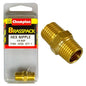 Champion Brass 1/4in BSP Hex Nipple