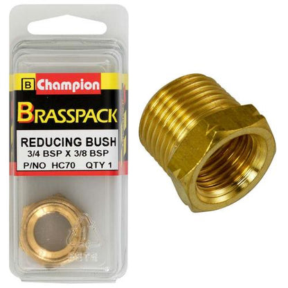 Champion Brass 3/4in x 3/8in BSP Reducing Bush