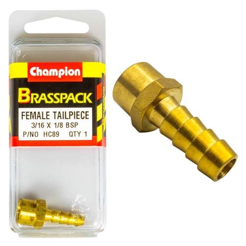 Champion Brass 3/16in x 1/8in Female Tailpiece