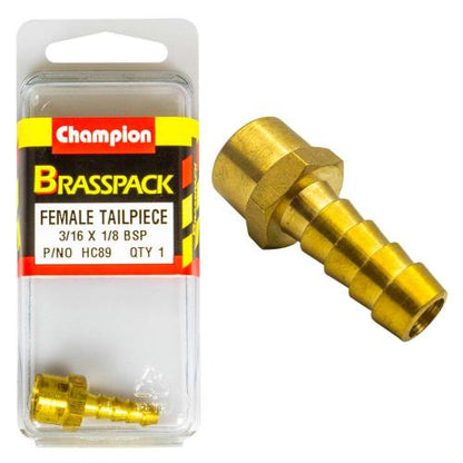Champion Brass 3/16in x 1/8in Female Tailpiece