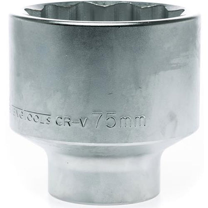 Teng 1in Dr. Socket 75mm 12Pnt