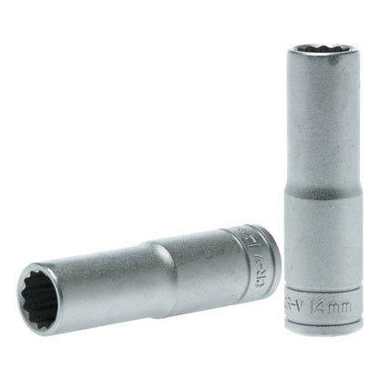 Teng 1/2in Dr. Deep Socket 14mm 12Pnt