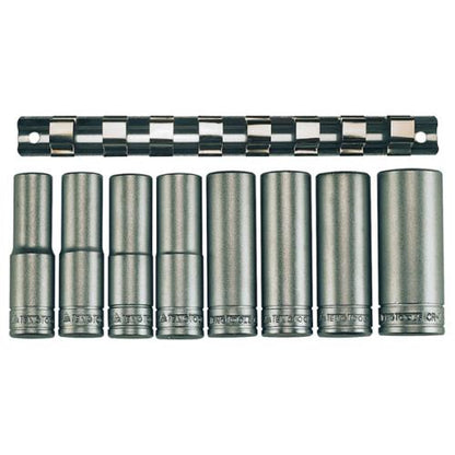 Teng 8pc 1/2in Dr. Deep Socket Set 13-24mm 6Pnt