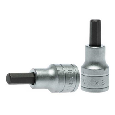 Teng 1/2in Dr. Bit Socket Hex 8mm