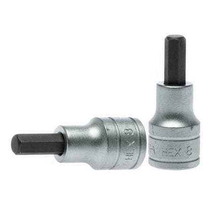Teng 1/2in Dr. Bit Socket Hex 8mm