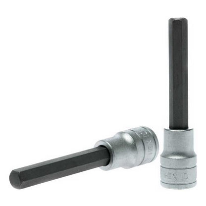 Teng 1/2in Dr. Bit Socket Hex 10mm x 100mm (L)