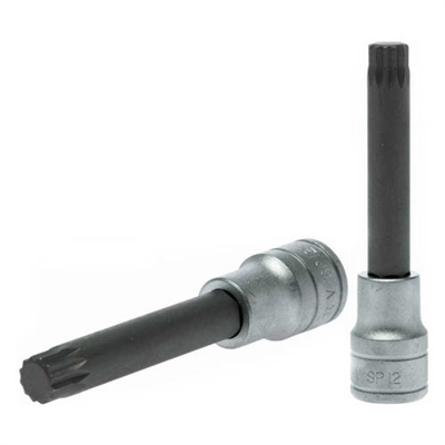 Teng 1/2in Dr. SPL Bit Socket 100mm (L) - #12