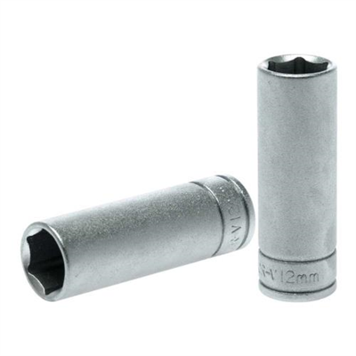 Teng 1/4in Dr. Deep Socket 12mm