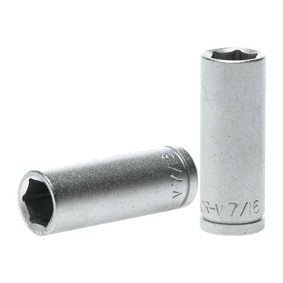 Teng 3/8in Dr. Deep Socket 7/16in