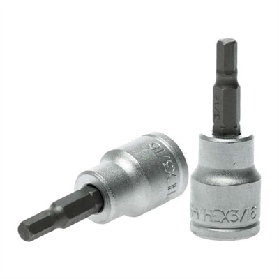 Teng 3/8in Dr. Hex Bit Socket 3/16in