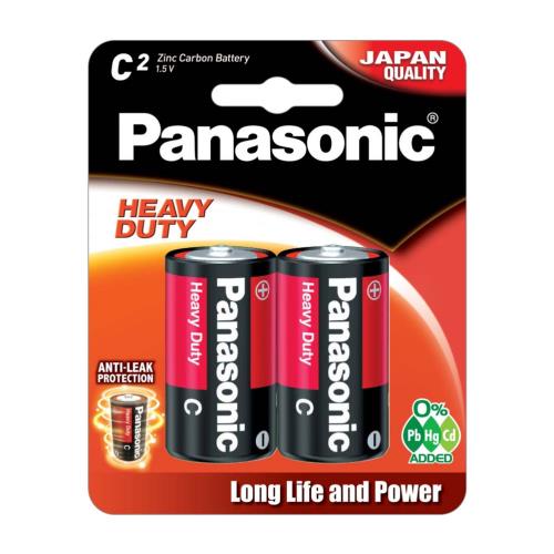 Panasonic C Battery Heavy Duty (2pk)
