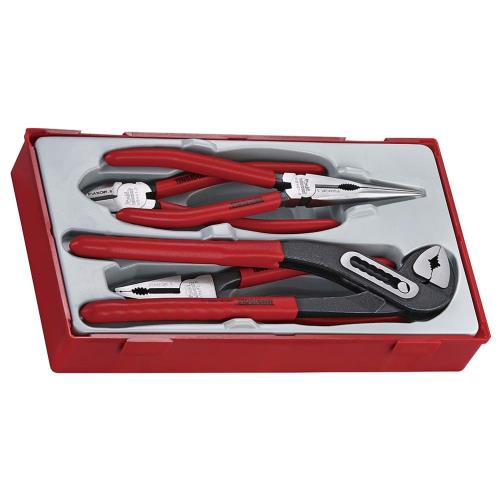 Teng 4pc MB Vinyl Grip Plier Set - TC-Tray