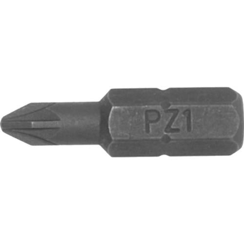 Teng 3Pc 1/4in Hex PZ#3 Bit x 25mm (L)