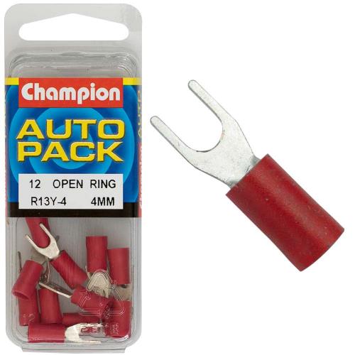Champion Red Spade Terminal-4mm