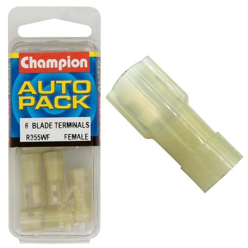 Champion Yellow Fully Insulated Blade Terminal-Female