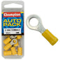 Champion 5mm Yellow Ring Terminal