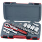 Teng 20pc 1/2in Dr. AF Reg. Socket Set 12Pnt