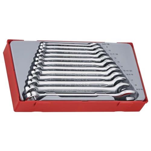 Teng 12pc Combination Spanner Set 8-19mm - TC-Tray