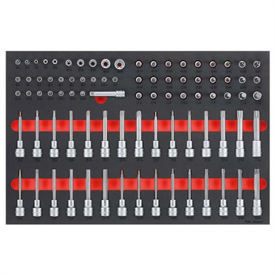 Teng 85pc 1/4,3/8 & 1/2in Dr. Spec Skt Set (EVA)