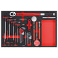 Teng 17pc Torque Wrench Hex/TX & insp Tool Set (EVA)