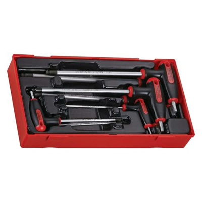 Teng 7pc T-Handle AF Hex Driver Set - TC-Tray